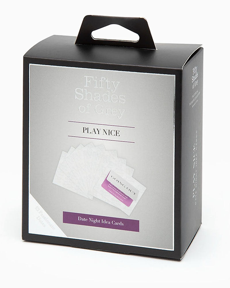 Fifty Shades of Grey Play Nice Date Night Idea Cards