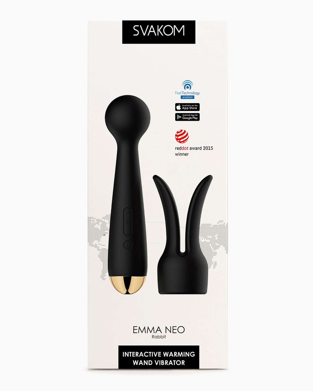 Svakom Emma Neo App Controlled Wand Massager Vibrator