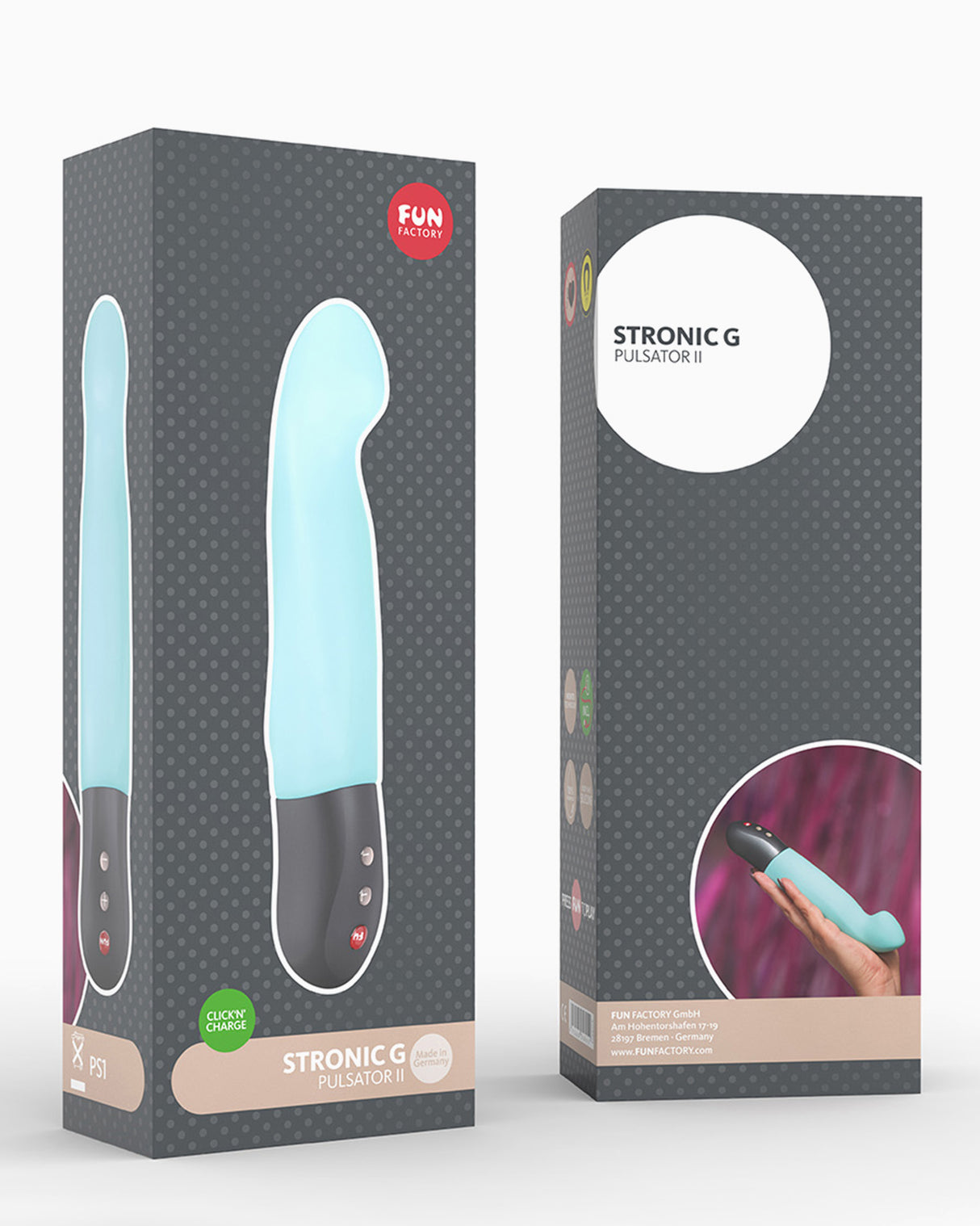 Fun Factory Stronic G Pulsator II Vibrating G-Spot Dildo