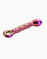 Dream Toys Ribbed G-Spot Glass Dildo, 7 Inches