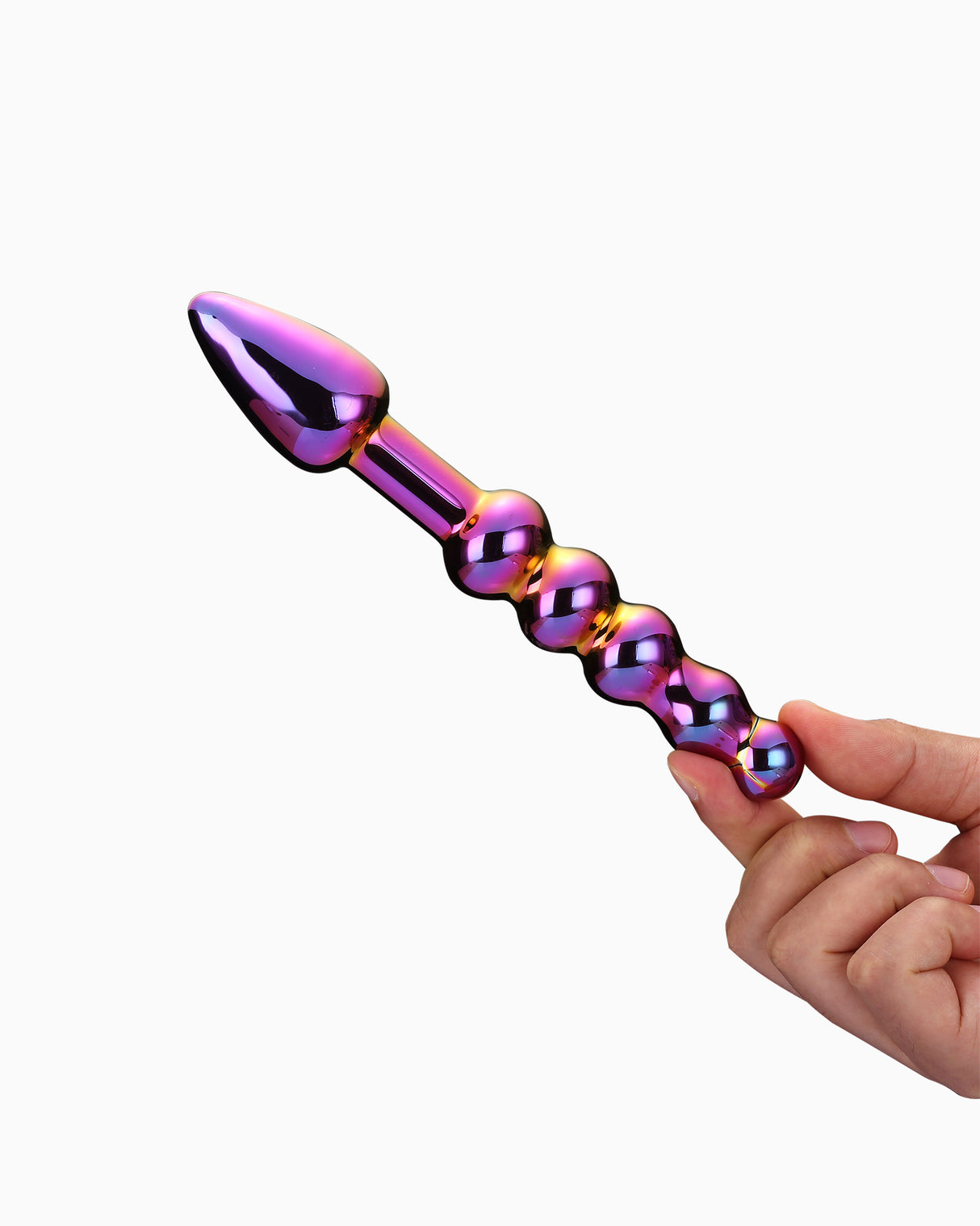 Dream Toys Ridged Anal Glass Dildo, 7 Inches