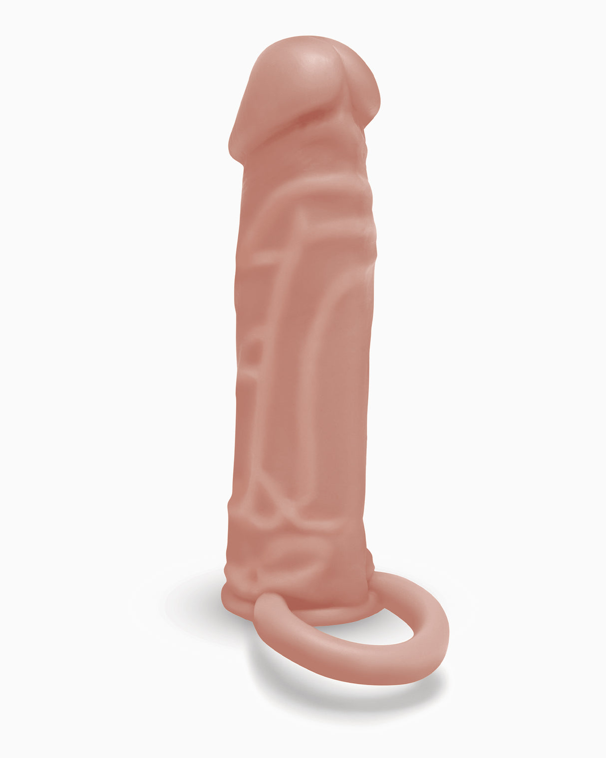 Size-Up Silicone Realistic Penis Extender With Ball Loop