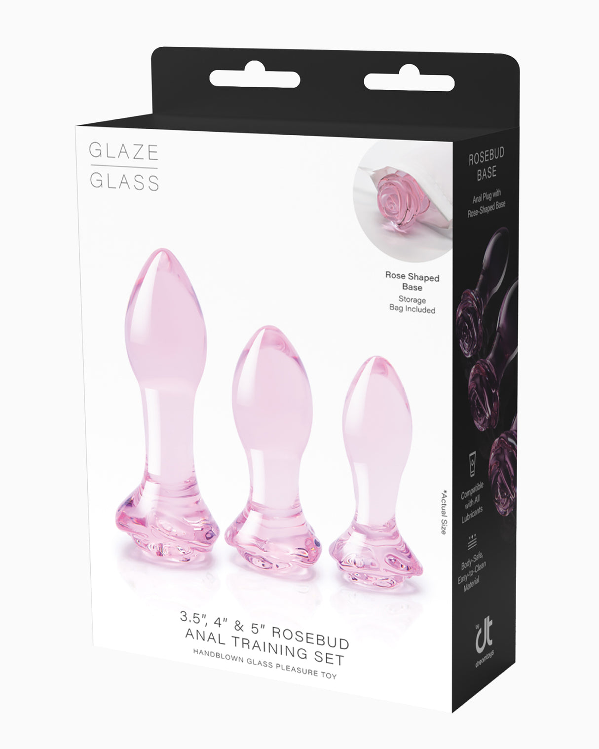 Dream Toys Glaze Rosebud Anal Training Set