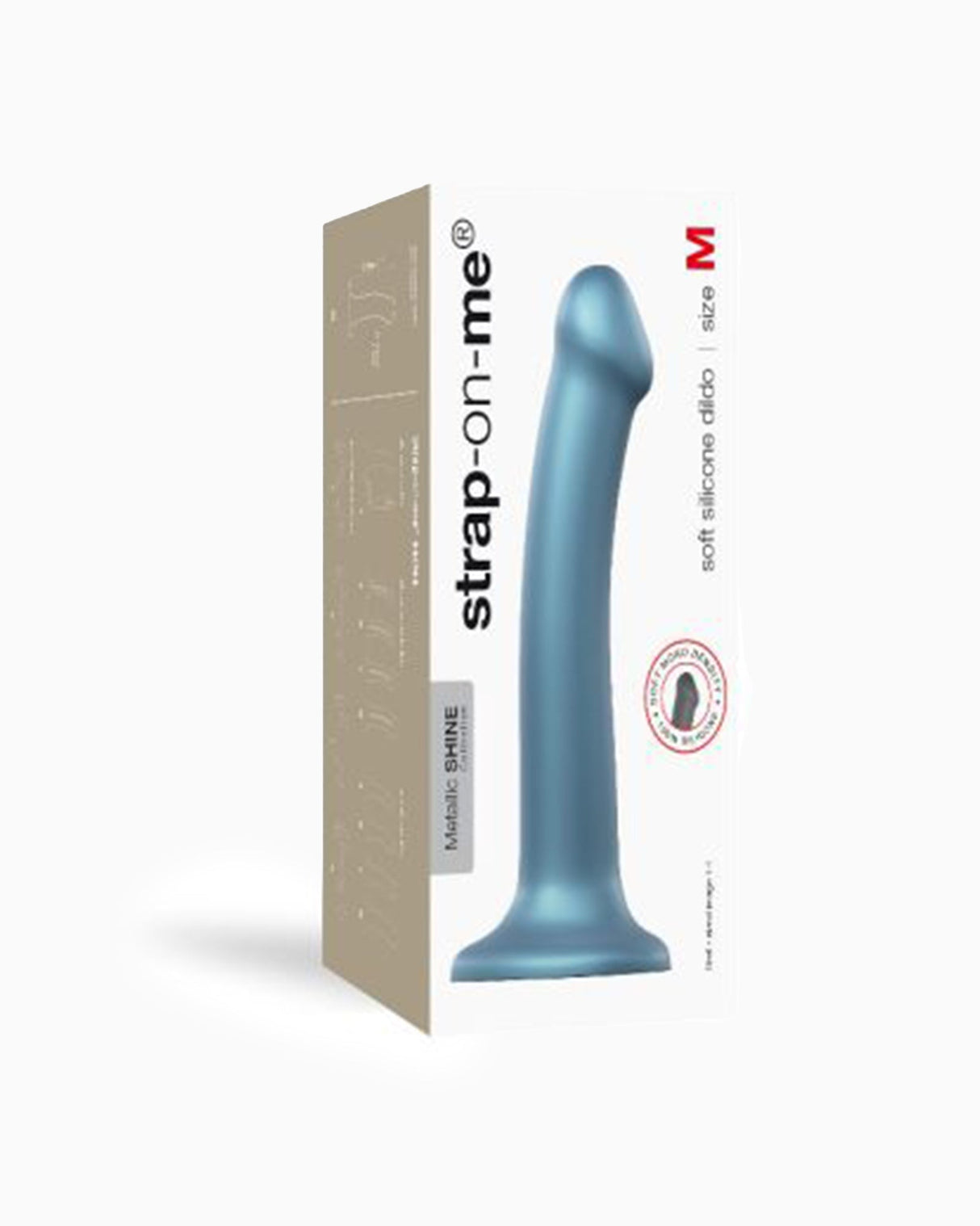 Strap On Me Mono Density Metallic Dildo