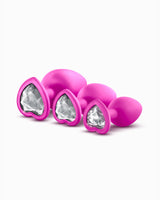 Blush Luxe Jewelled Butt Plug Training Kit