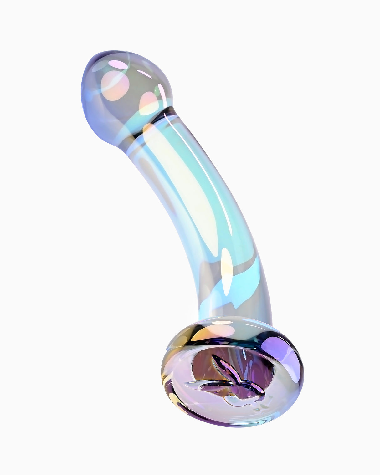 Playboy Jewels King Glass Dildo, 6.5 Inches