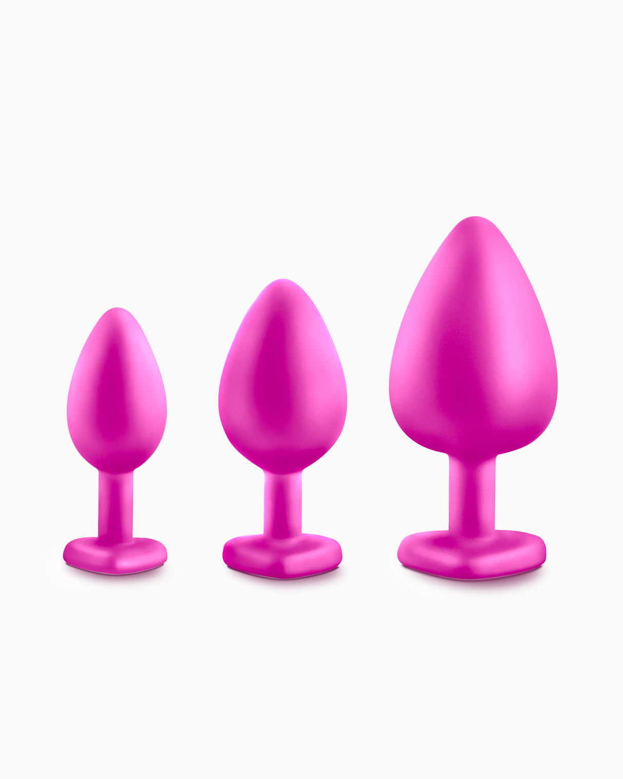 Blush Luxe Jewelled Butt Plug Training Kit