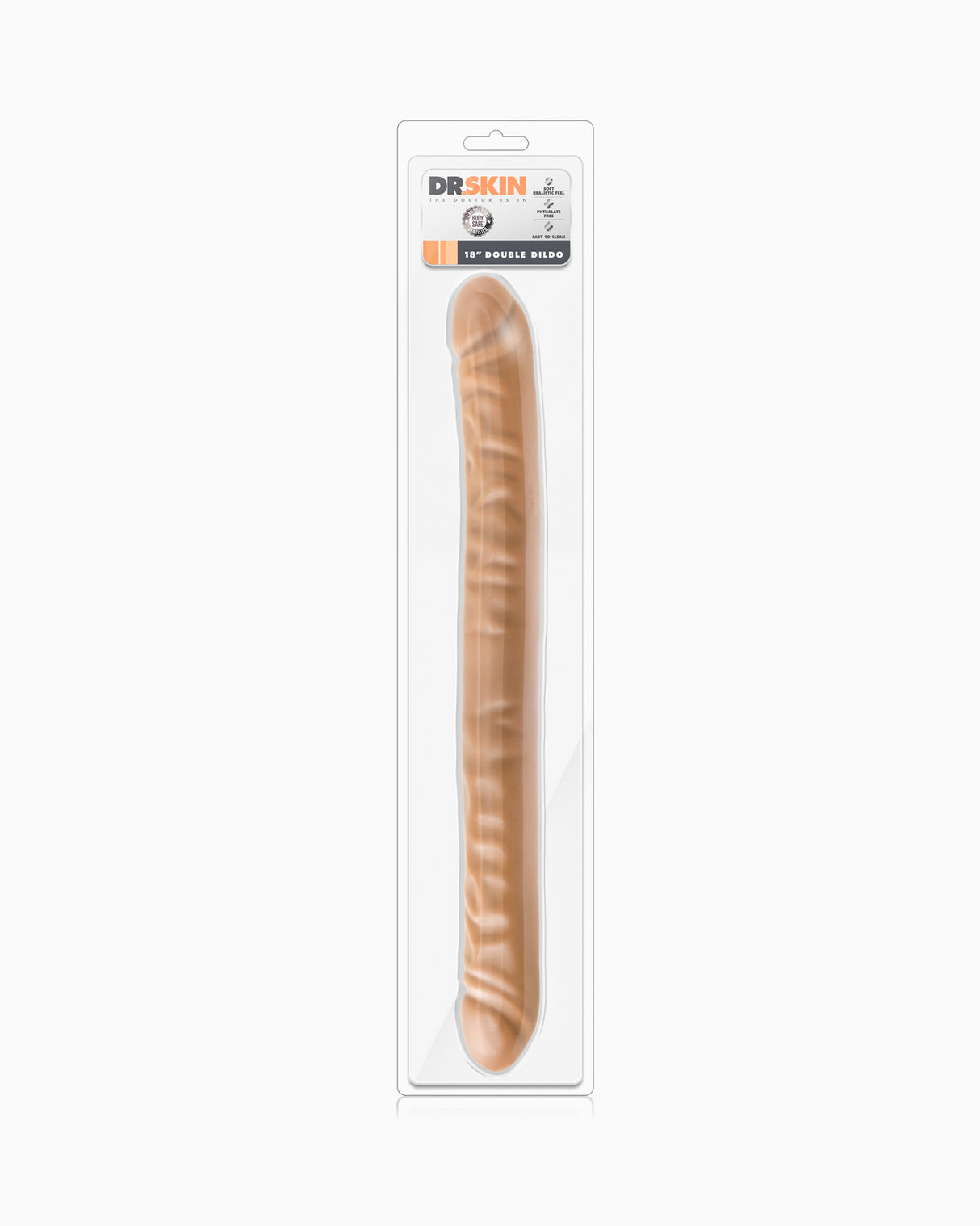 Dr. Skin Double Ended Dildo, 18 Inches