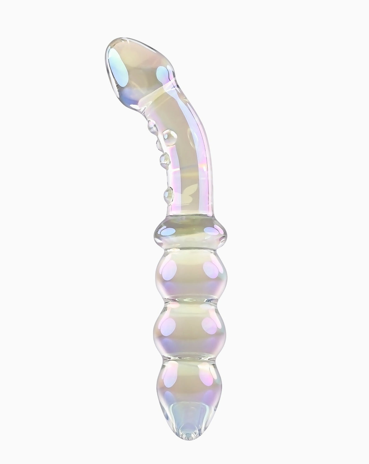 Playboy Jewels Double Ended Glass Dildo, 6.5 Inches