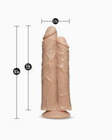 Dr. Skin Double Stuffed Dildo, 10.5 Inches