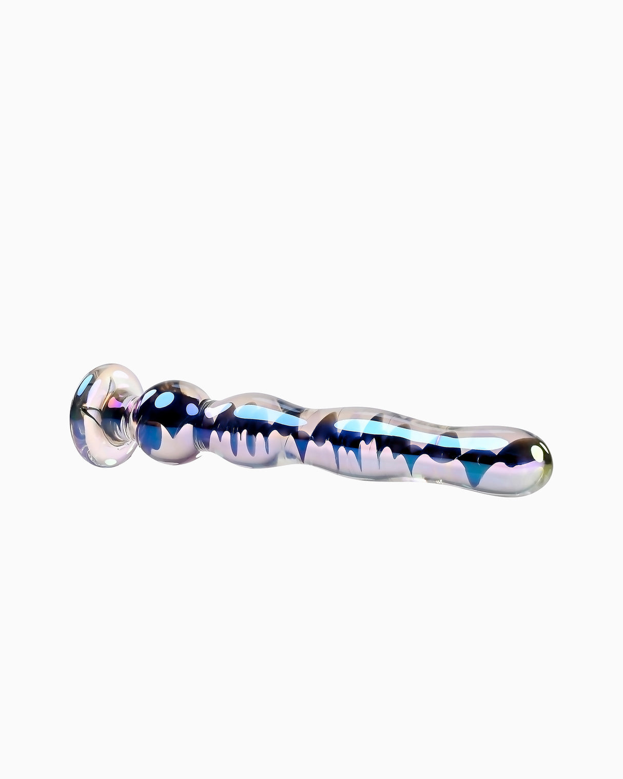 Playboy Jewels Glass Wand Dildo, 8 Inches