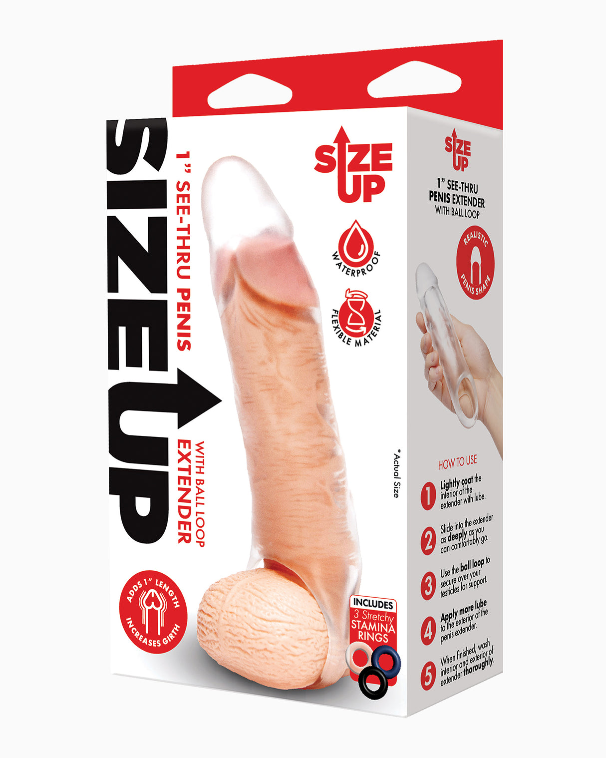 Size-Up Classic Penis Extender With Ball Loop