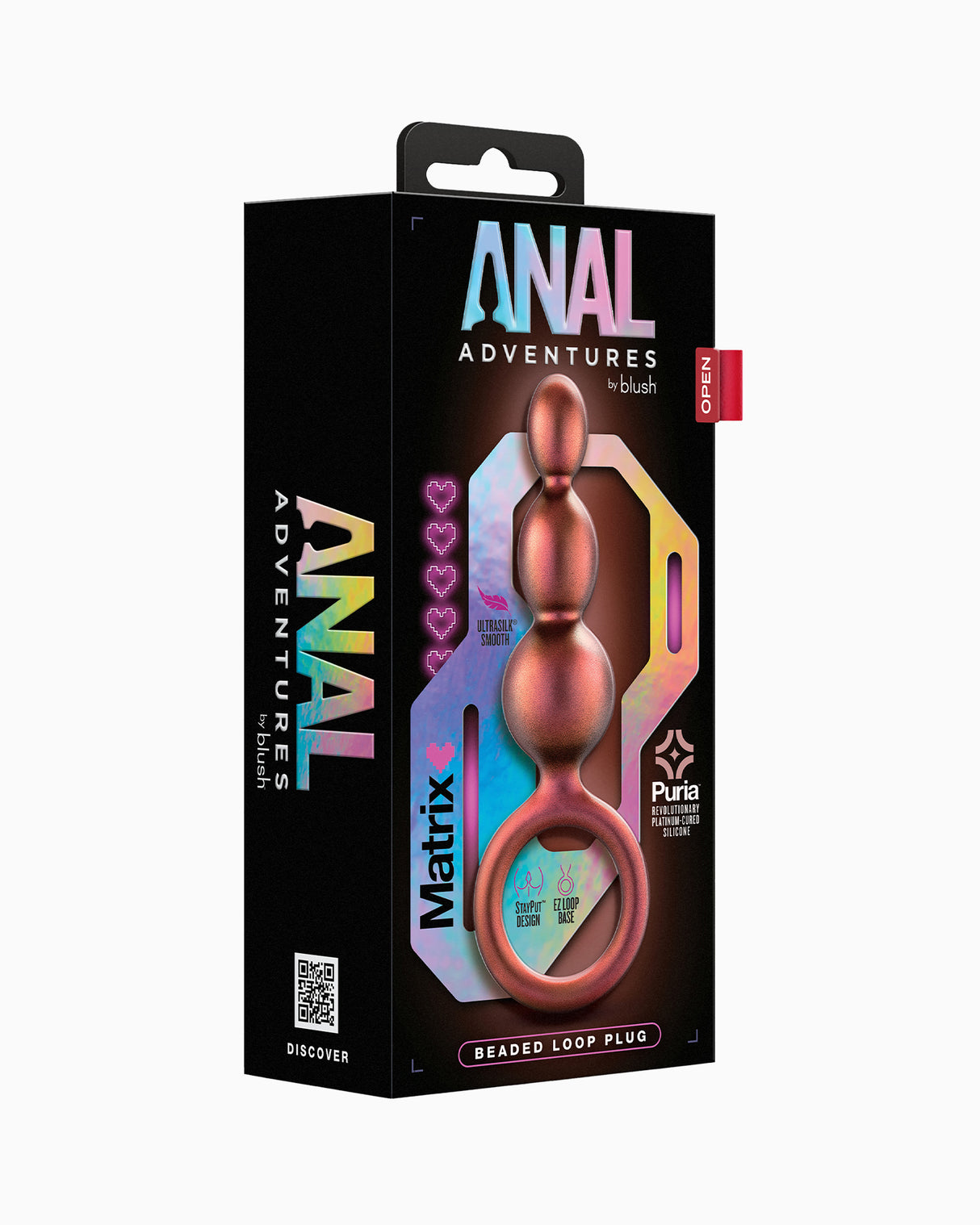 Anal Adventures Beaded Loop Butt Plug