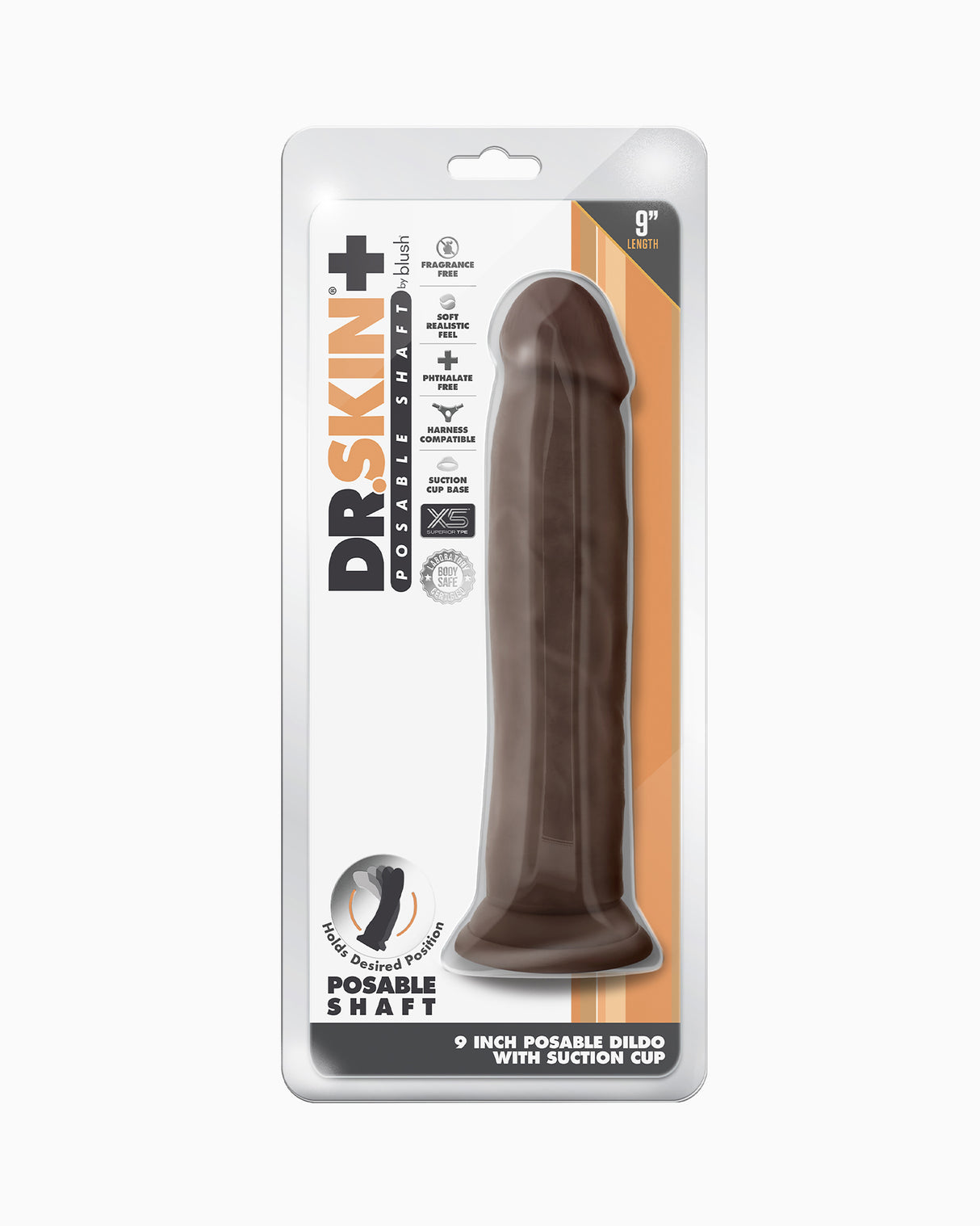 Dr.Skin Thick Dildo, 9 Inches