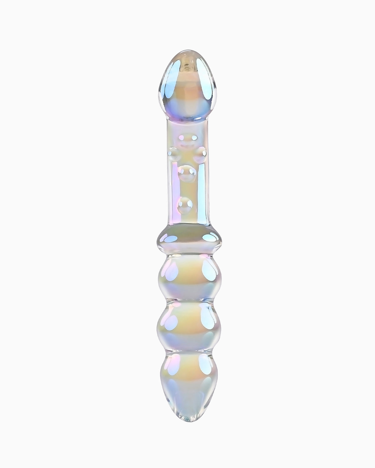 Playboy Jewels Double Ended Glass Dildo, 6.5 Inches