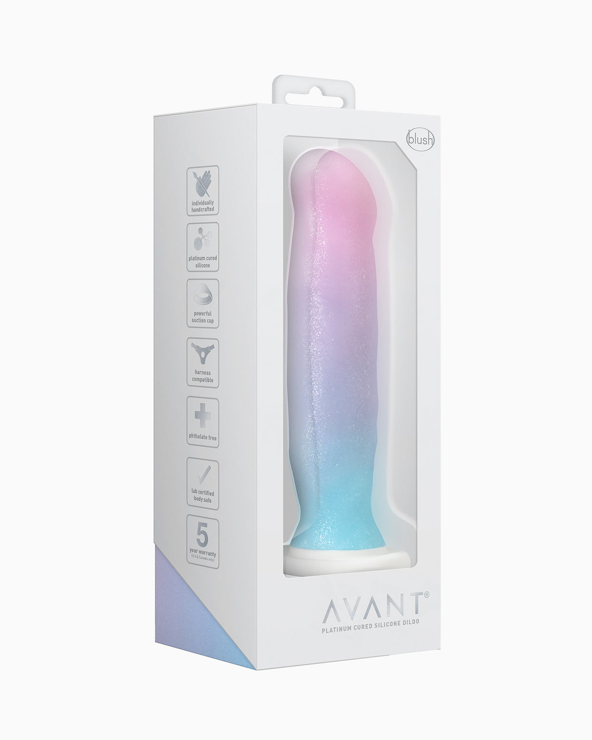 Blush Avant D17 Dildo, 8 Inches