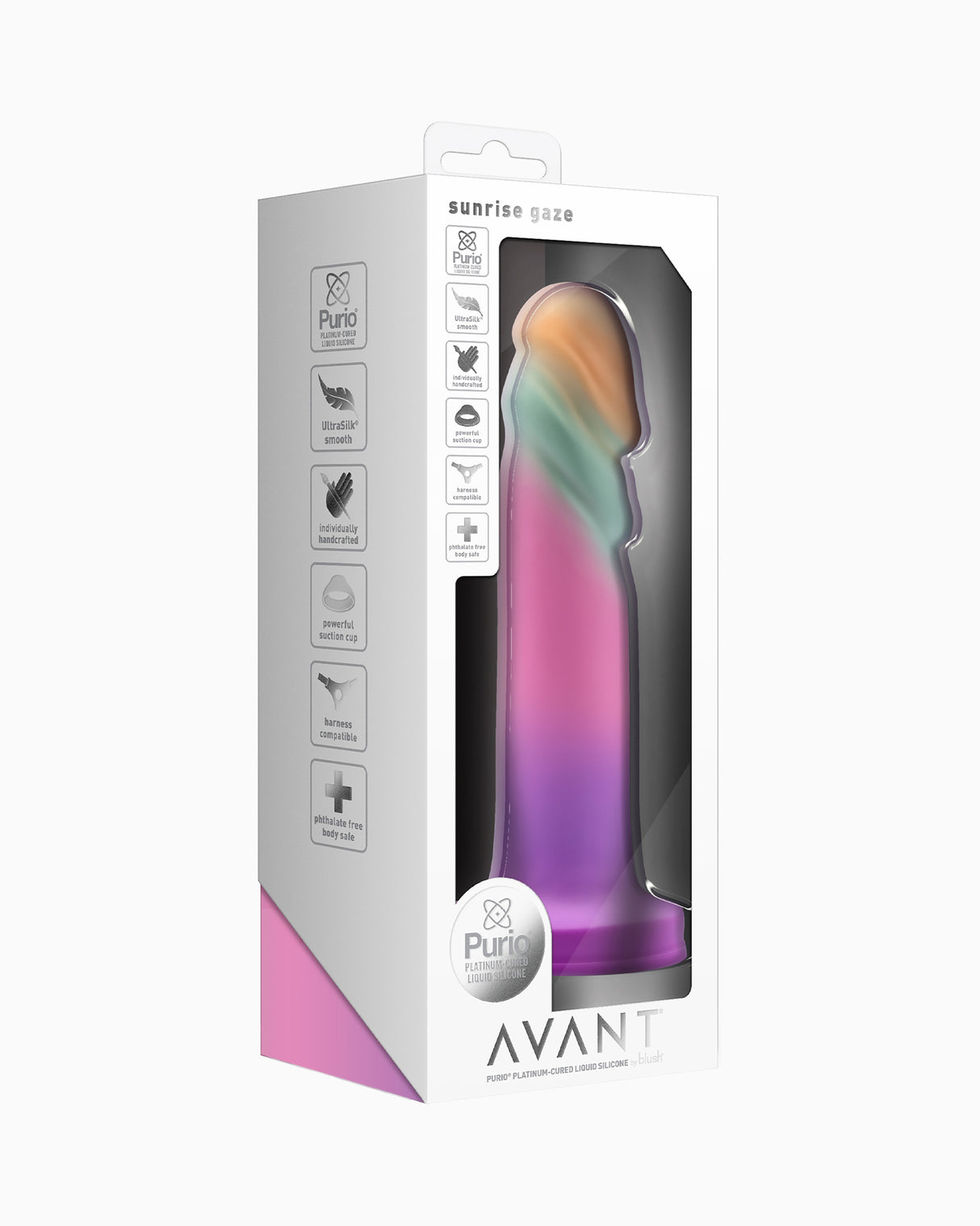 Blush Avant Sunrise Gaze Dildo, 7.5 Inches