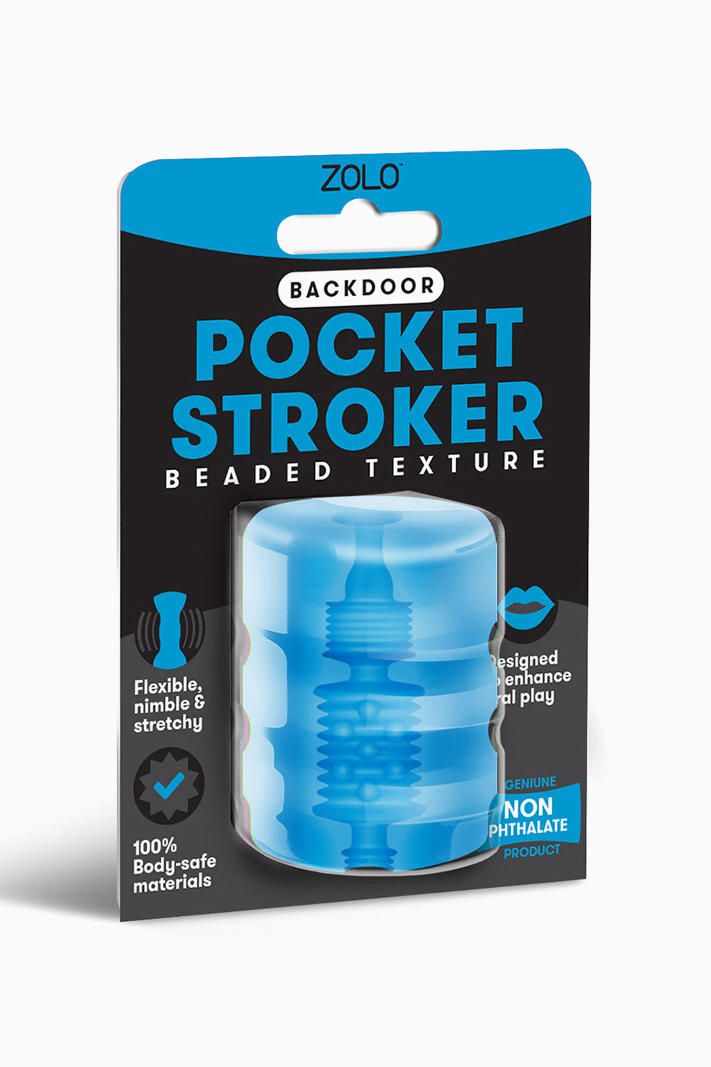 Zolo Backdoor Beaded Pocket Stroker