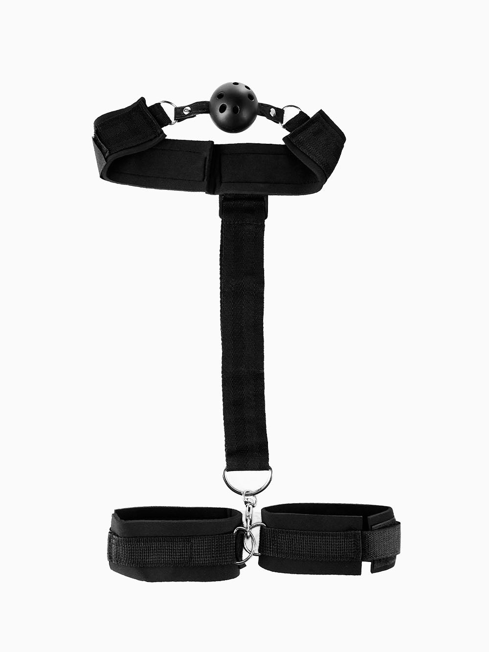 Pillow Talk Ball Gag Mouth to Wrist Restraints