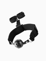 Pillow Talk Ball Gag Mouth to Wrist Restraints