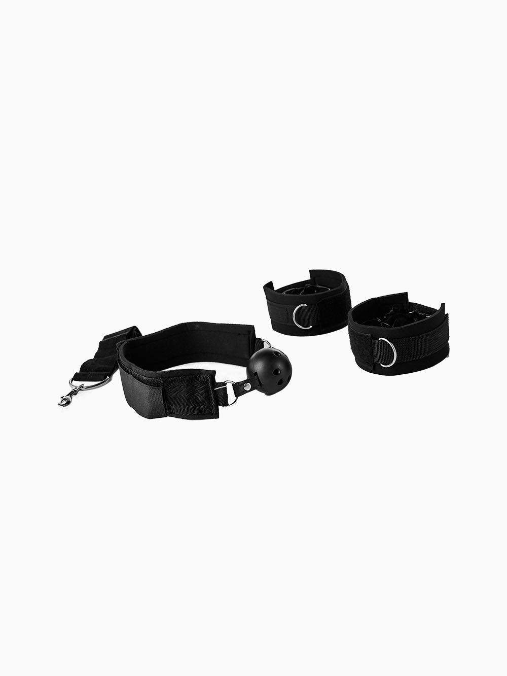 Pillow Talk Ball Gag Mouth to Wrist Restraints